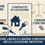 locazione abitativa a canone libero o canone concordato