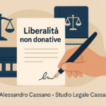 liberalità non donative e donazioni